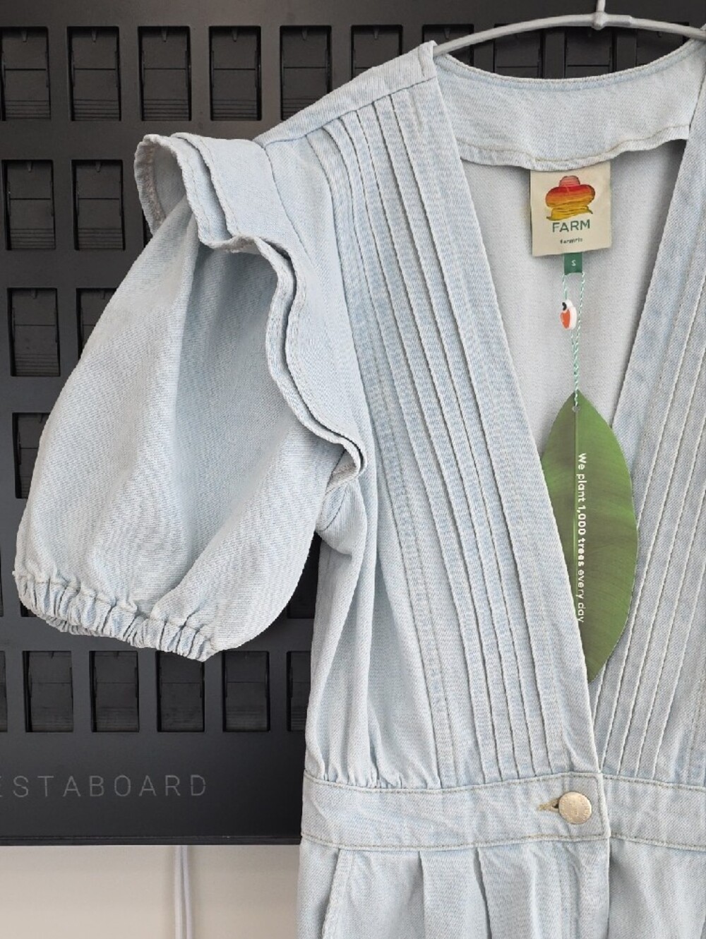 Farm Rio Denim Jumpsuit - Picture 3 of 9